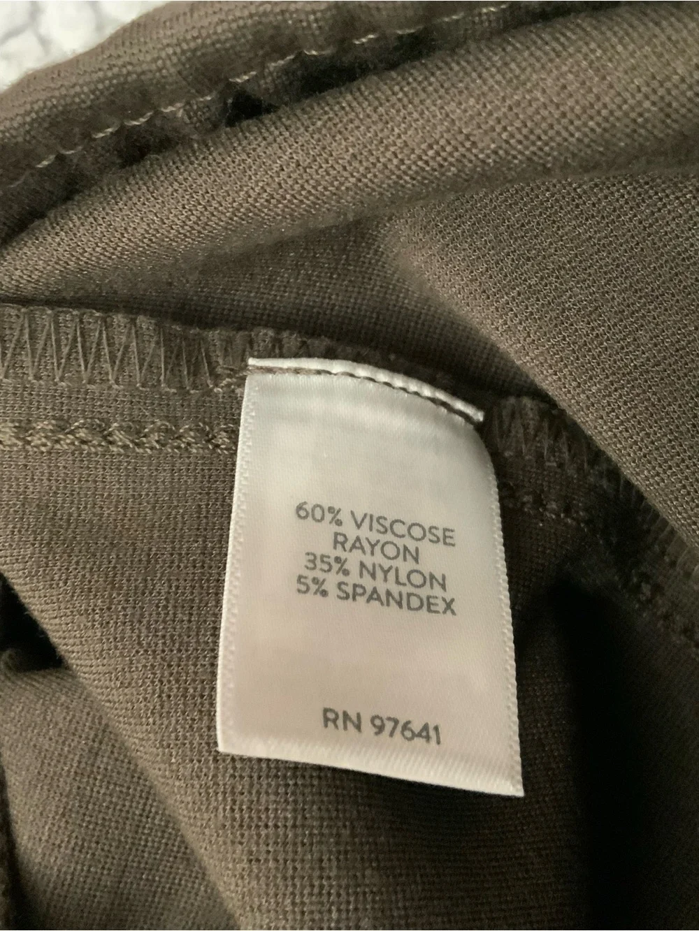 J. Jill Ponte Slim Leg Elastic Waist Pull On Pants Brown Size M Stretch New